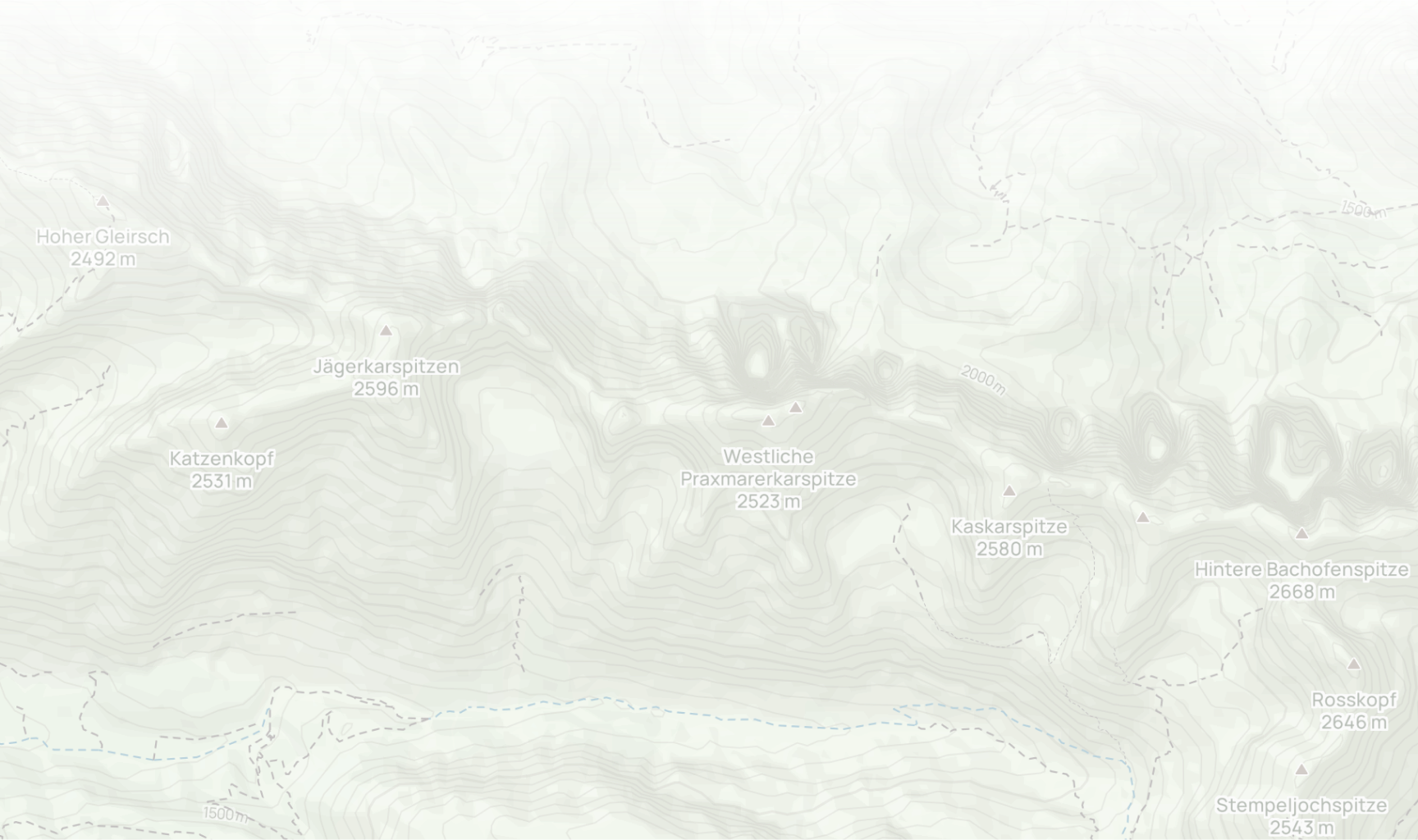 Hiking map